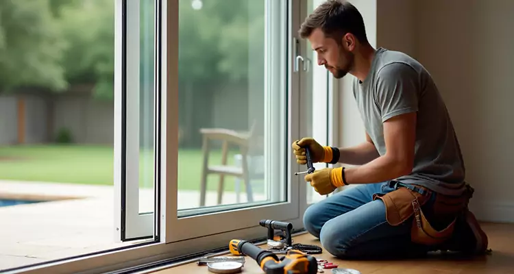 Sliding Glass Door Panel Repair in Keystone, FL