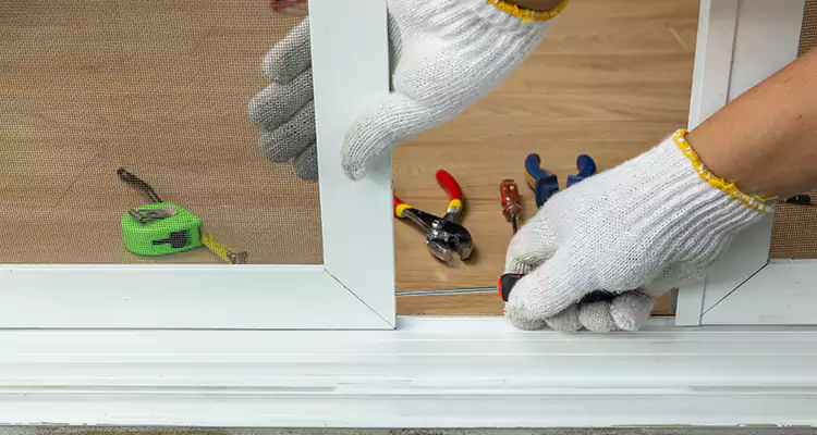 Sliding Glass Door Off Rails Repair in Keystone, FL