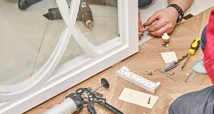 Interior Patio Door Casing Repair in Keystone, FL