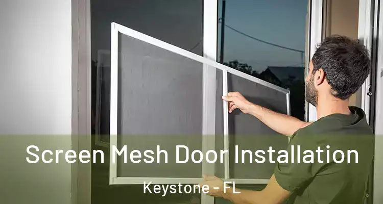  Screen Mesh Door Installation Keystone - FL