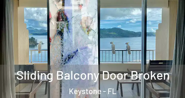  Sliding Balcony Door Broken Keystone - FL